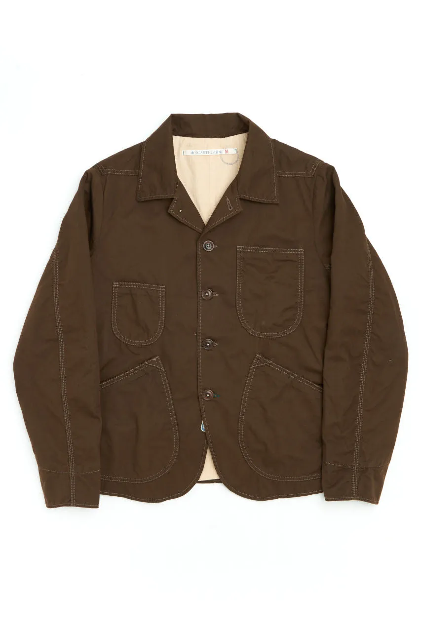 Scarti Lab Jacket 706-SG514 Twill Brown