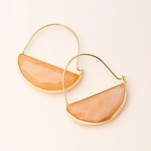 Scout Curated Wears Stone Prism Hoop Earring - Sunstone