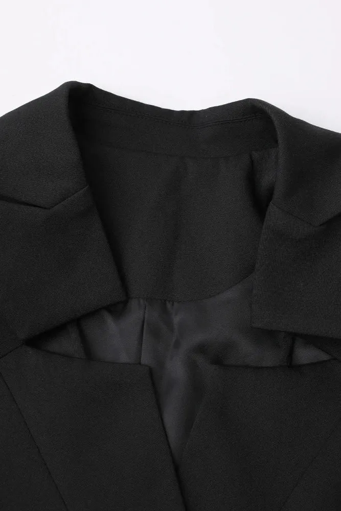 Shadowline Single-Button Blazer