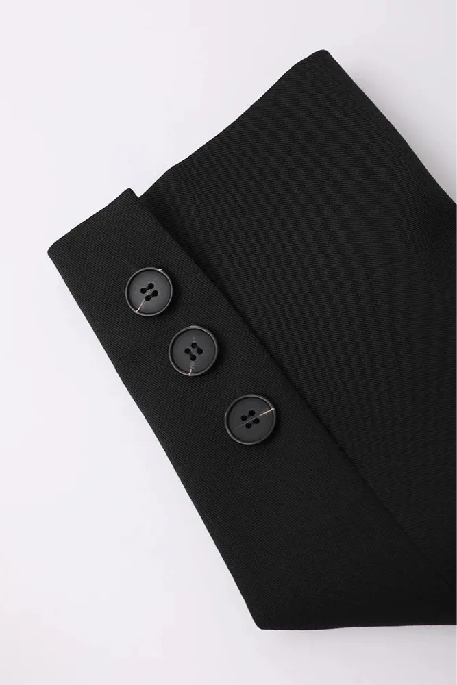 Shadowline Single-Button Blazer