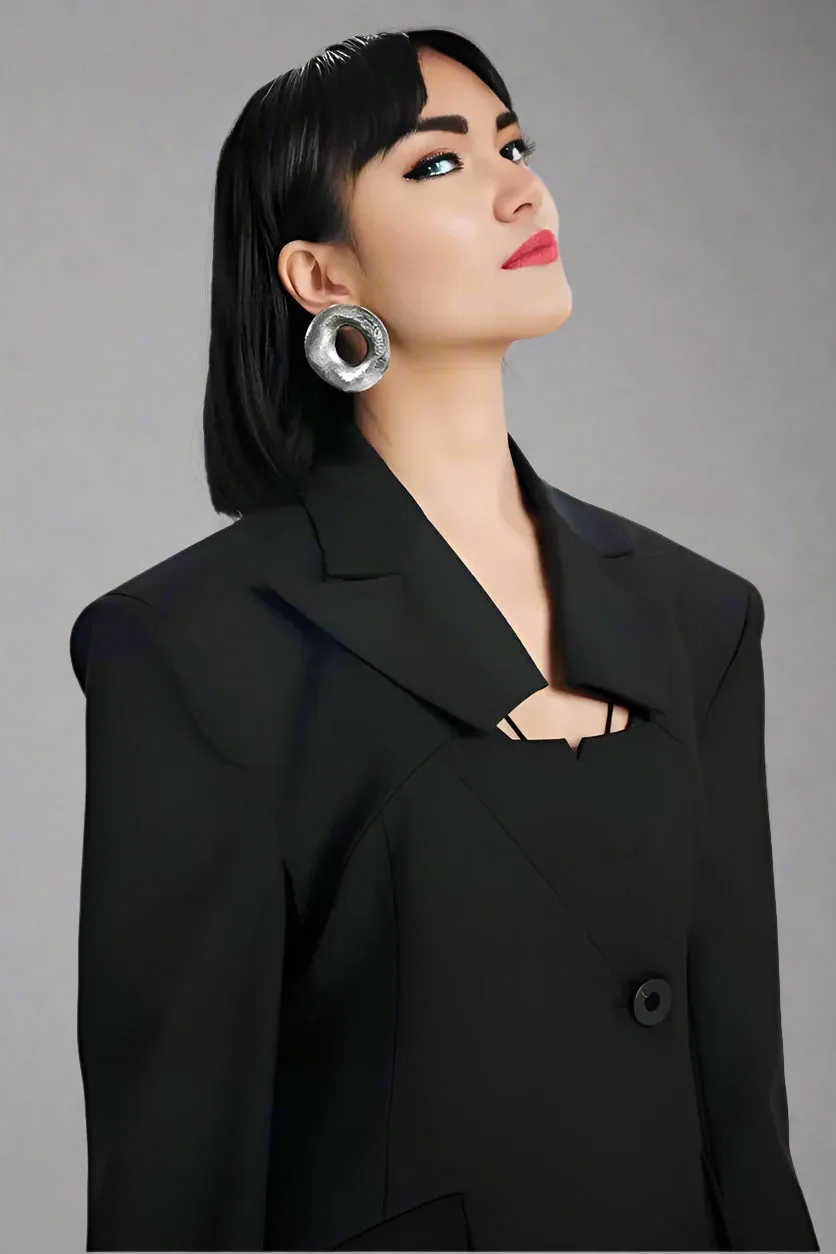 Shadowline Single-Button Blazer