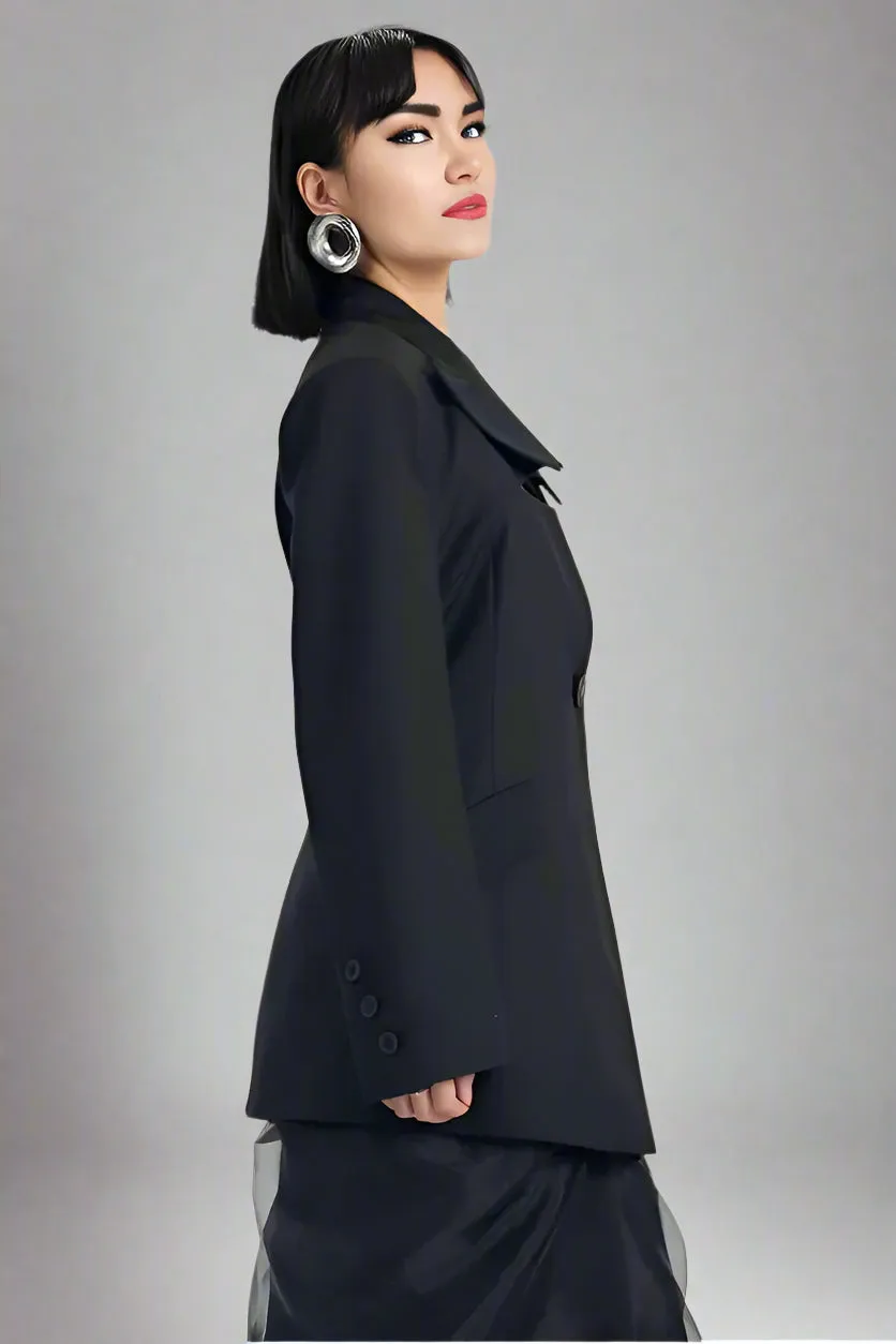 Shadowline Single-Button Blazer