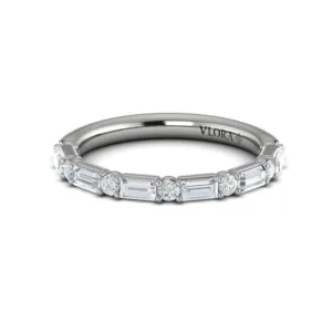 Sincerely, Springer's by Vlora 18k White Gold Diamond Wedding Band - 0.81ctw
