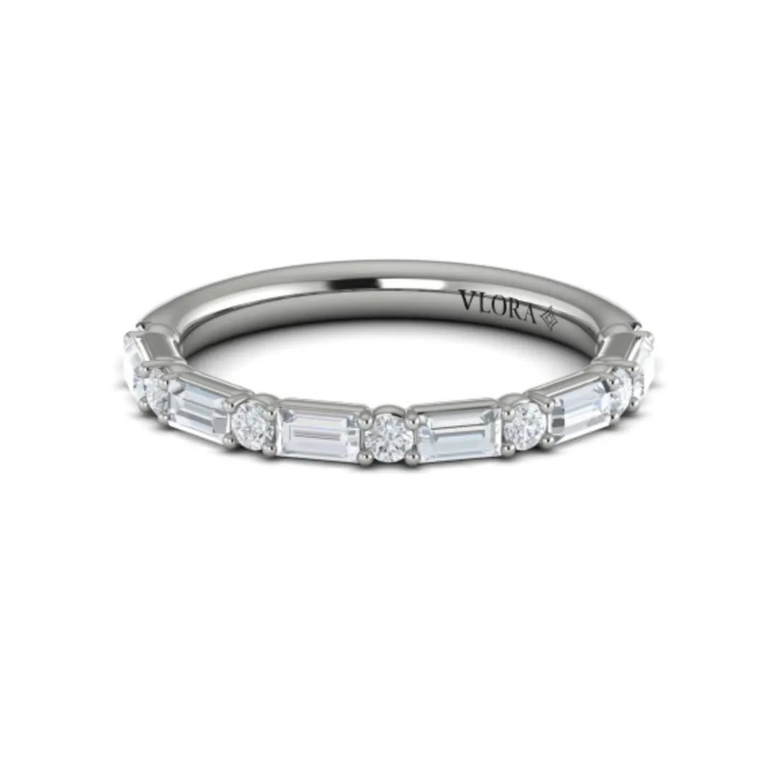 Sincerely, Springer's by Vlora 18k White Gold Diamond Wedding Band - 0.81ctw