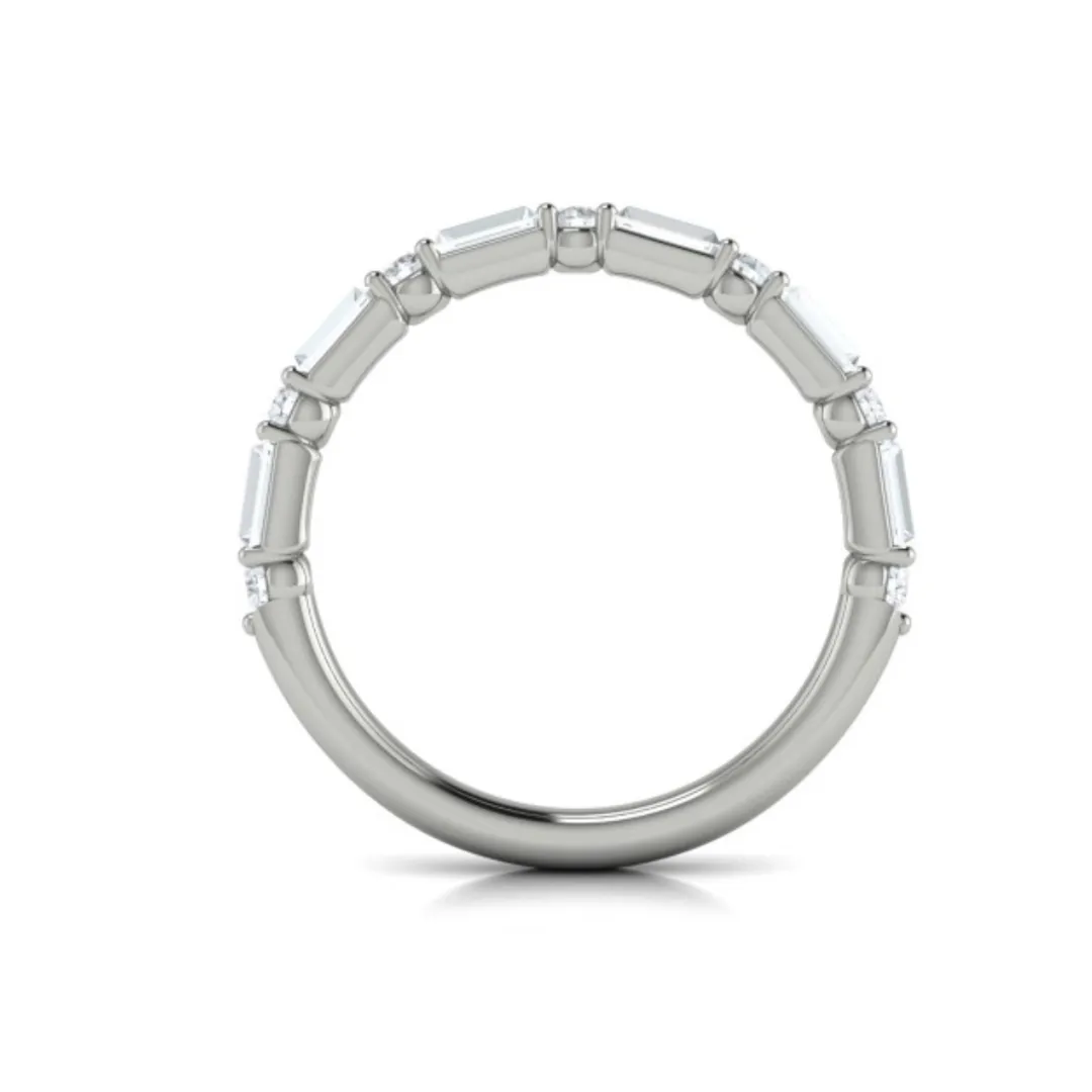 Sincerely, Springer's by Vlora 18k White Gold Diamond Wedding Band - 0.81ctw
