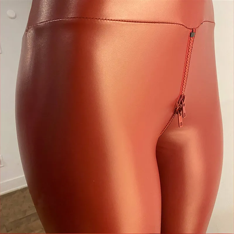 Sleek Leather Pants