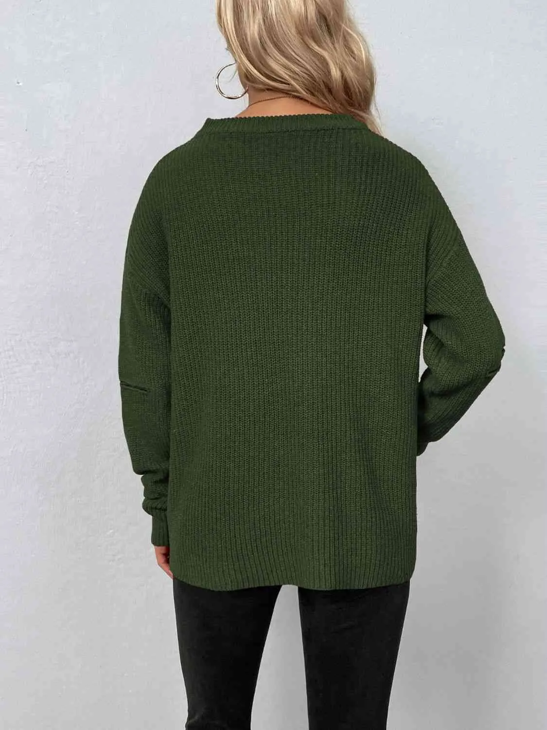 Sleek Seduction Cut-Out Sweater with Zip-Up Detail and Choker