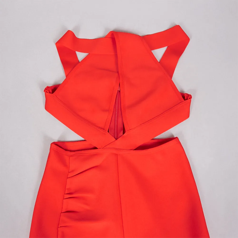 Sleeveless Cut Out Bandage Jumpsuit PZC2630