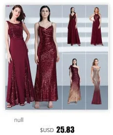 Sleeveless Mermaid Burgundy Long Evening Dresses