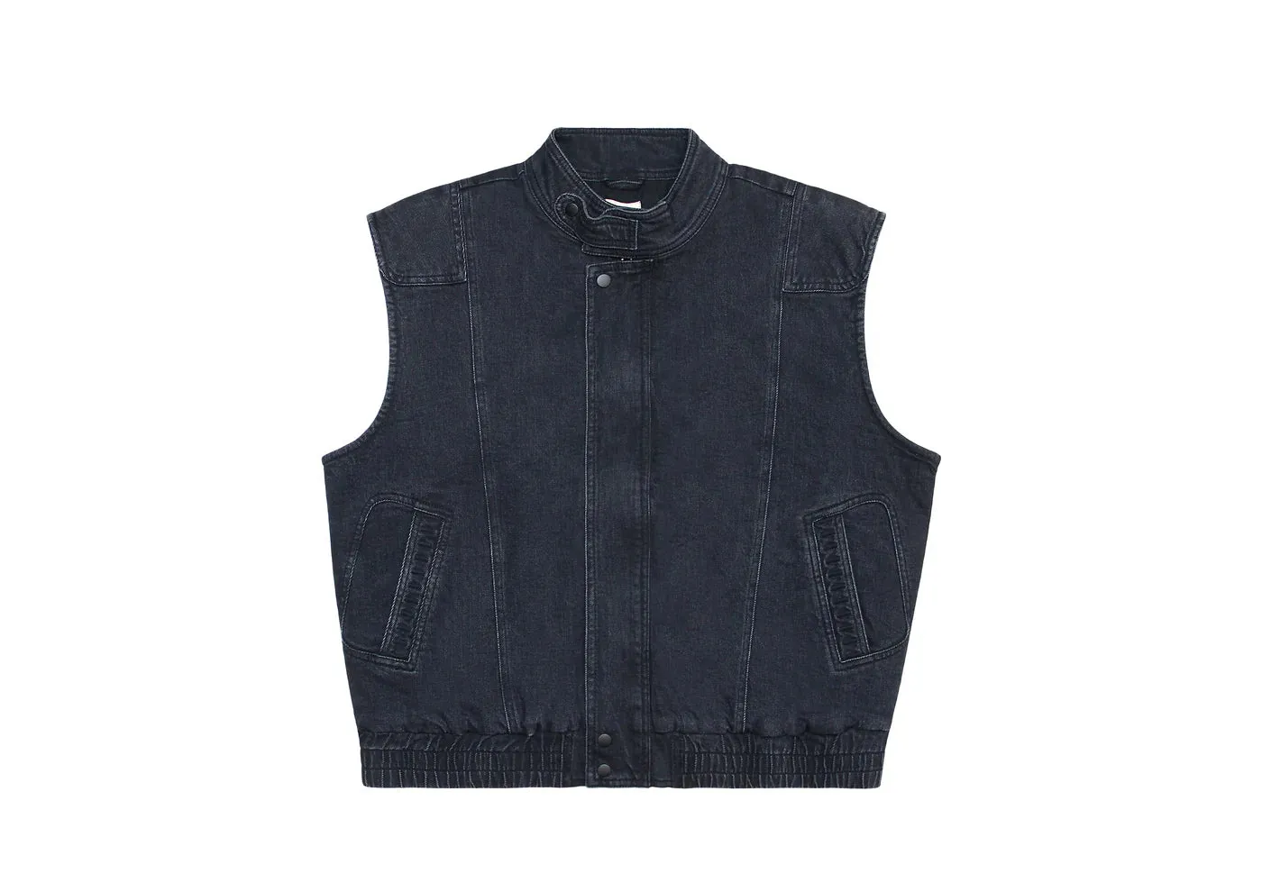 Sleeveless Oversized Juno - Washed Black | Seventy   Mochi