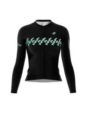 Slumber Women Cycling Jersey Long Sleeve - Ink Green