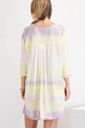 SS TIE DYE OVERSIZED TOP
