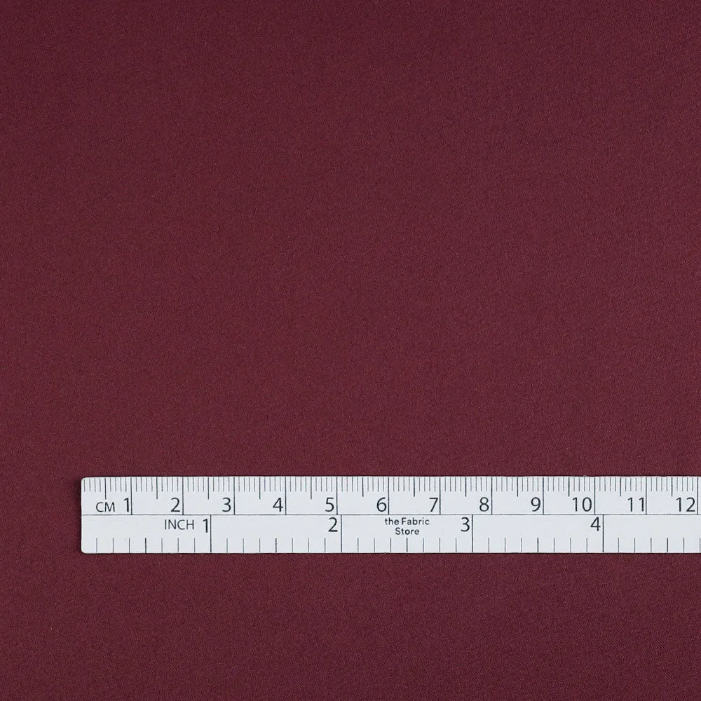 Stretch Poly Satin - Wine