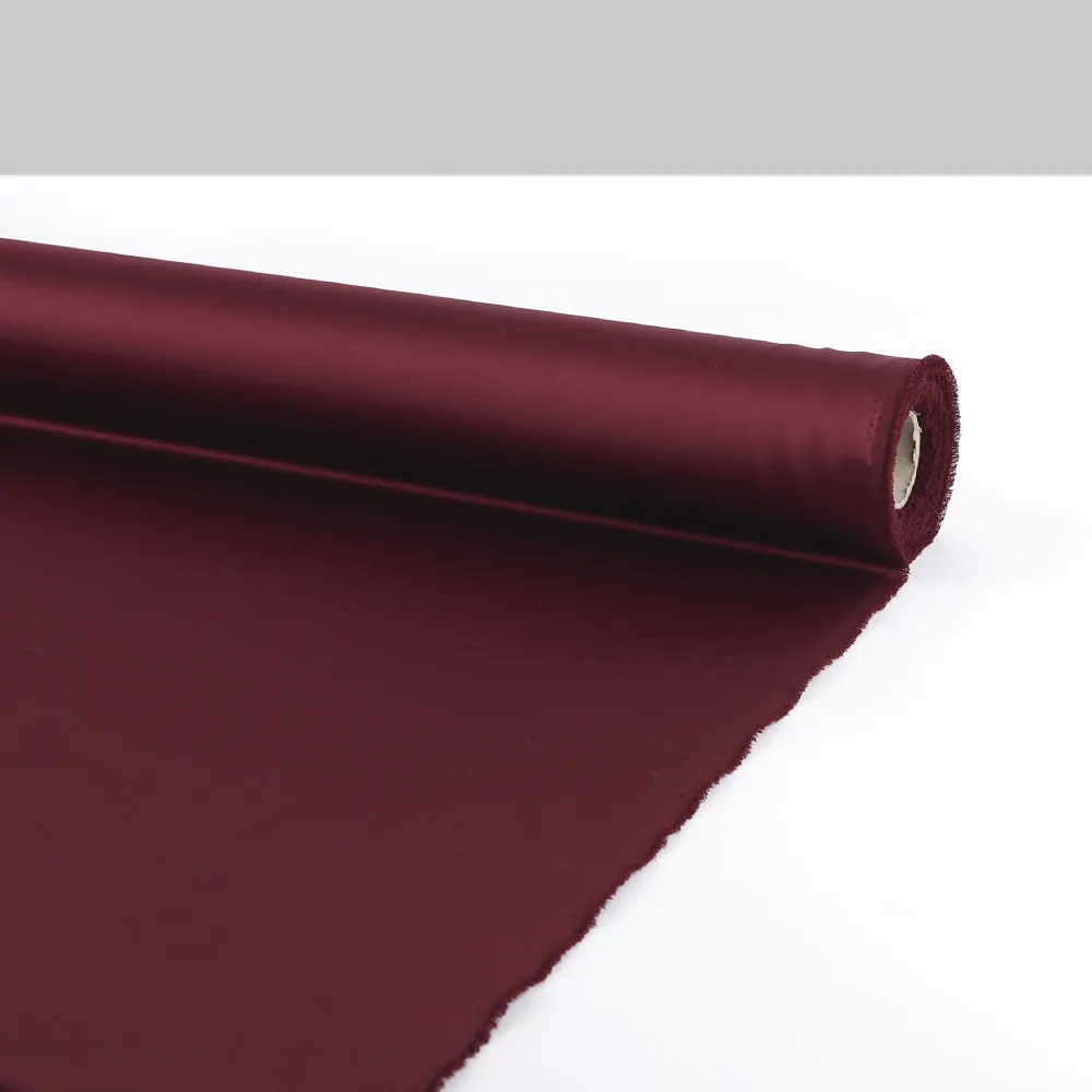 Stretch Poly Satin - Wine