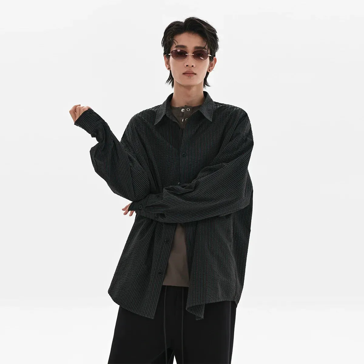 Striped Oversized Shirt