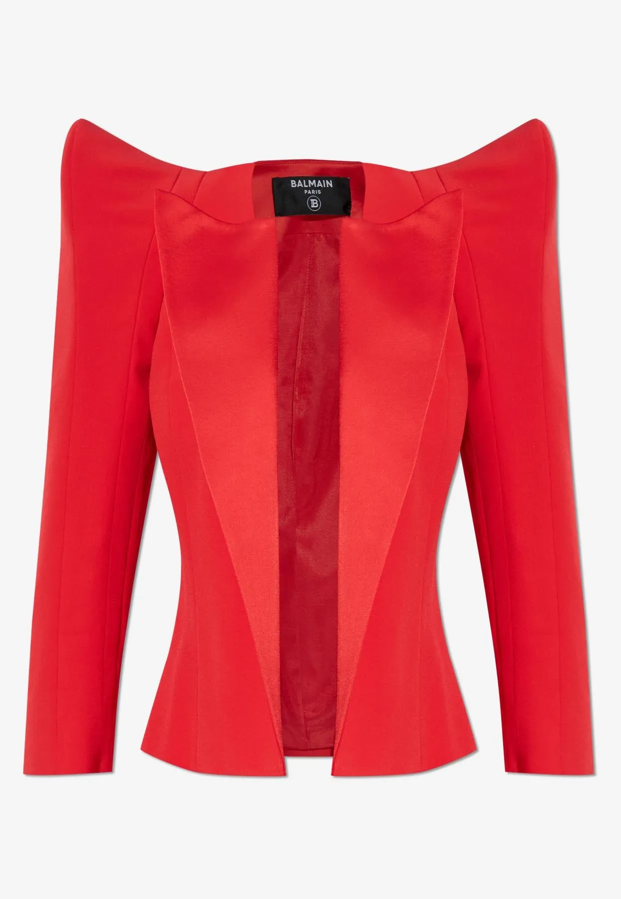 Structured Open-Front Blazer