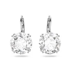 Swarovski Millenia Round Cut Rhodium Earrings