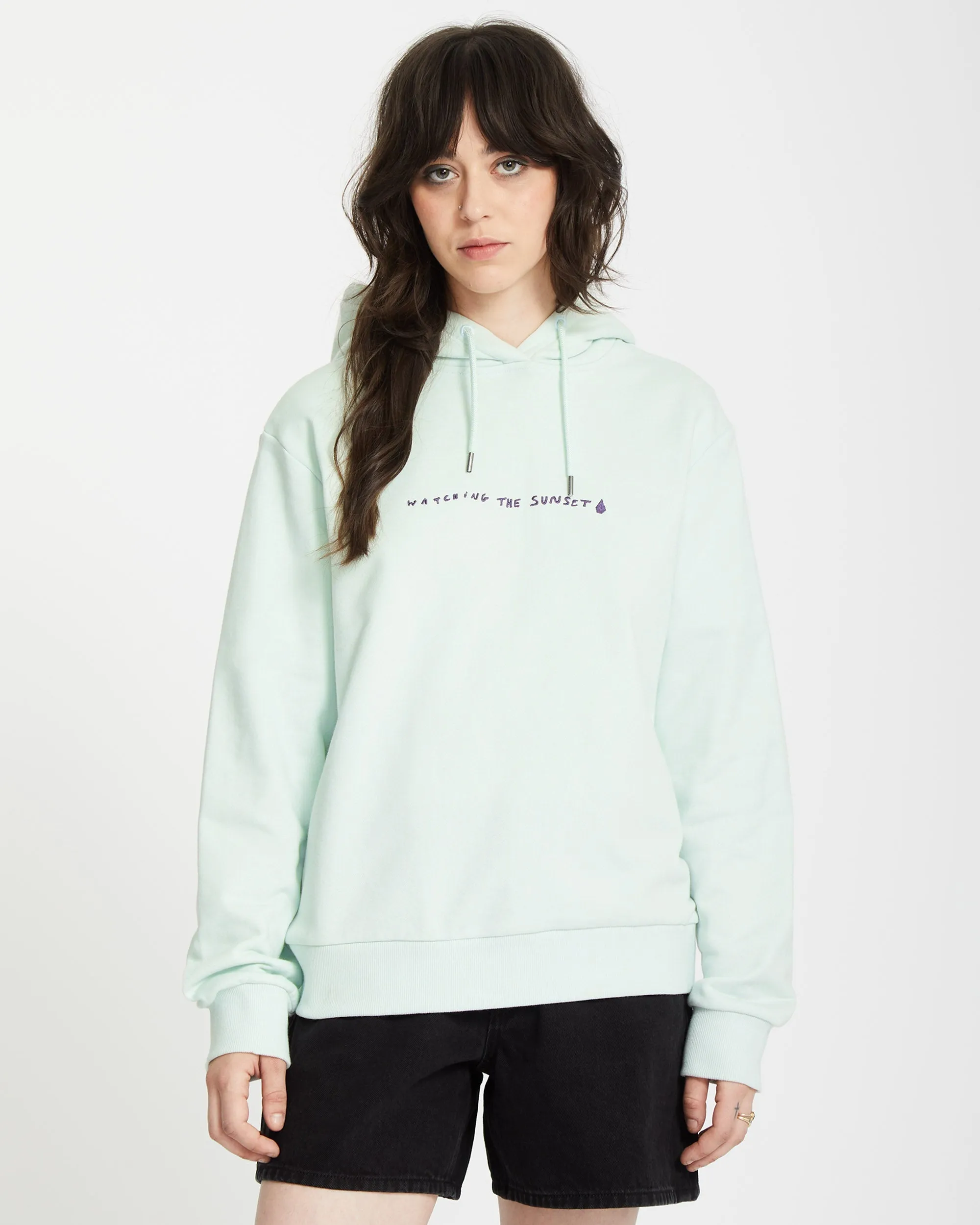 Sweat à Capuche Flowish - CLOUD BLUE