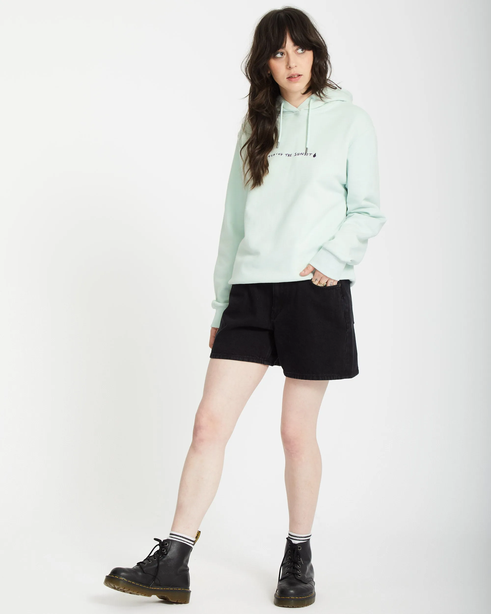 Sweat à Capuche Flowish - CLOUD BLUE
