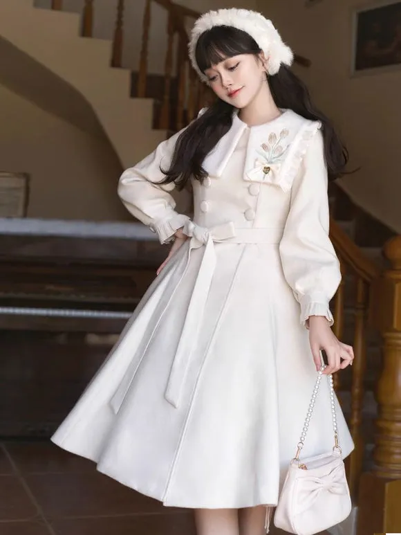 Sweet Lolita Dress Polyester Long Sleeves Sweet Lolita Dress