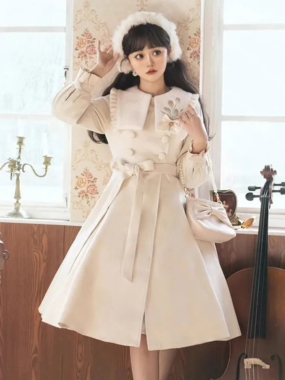 Sweet Lolita Dress Polyester Long Sleeves Sweet Lolita Dress