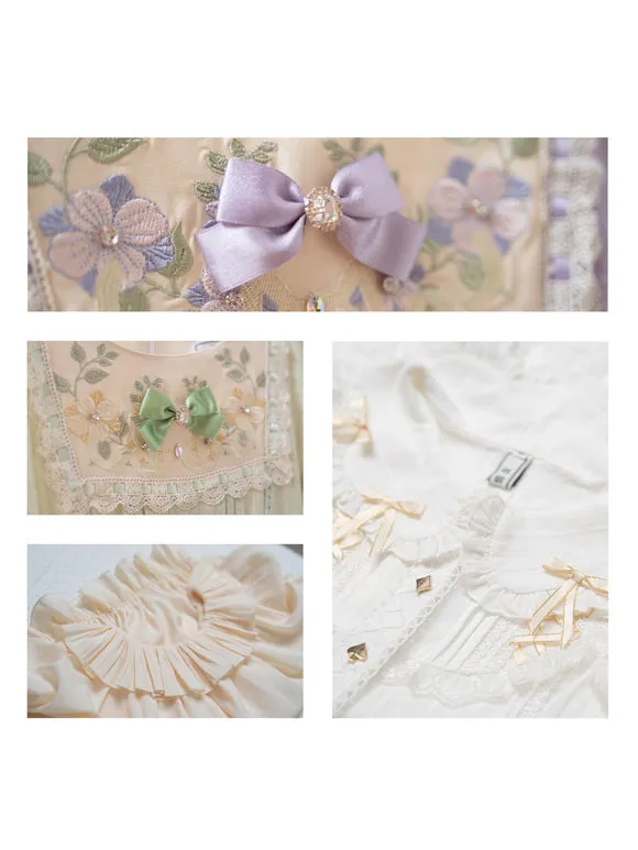 Sweet Lolita Dress Polyester Sleeveless Jumper Dress