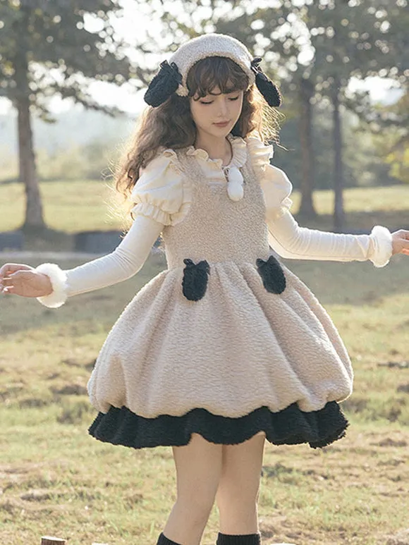 Sweet Lolita Dress Polyester Sleeveless Jumper Sweet Lolita Dress