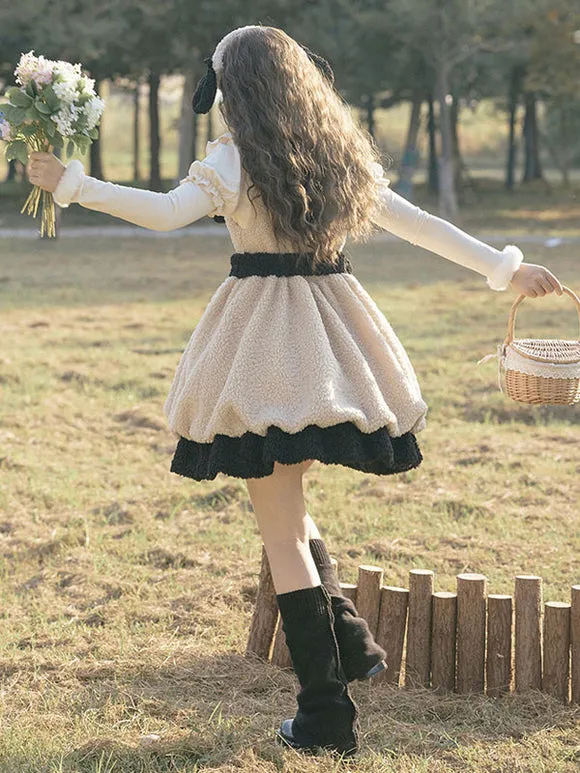Sweet Lolita Dress Polyester Sleeveless Jumper Sweet Lolita Dress