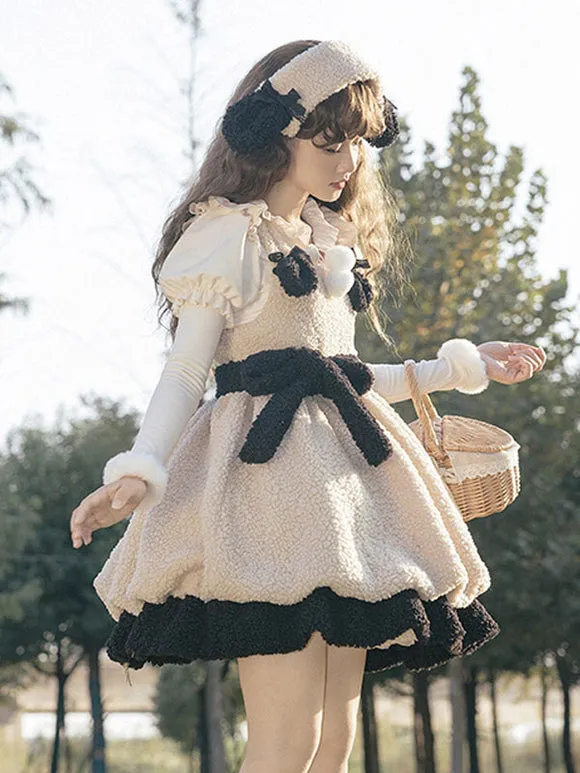 Sweet Lolita Dress Polyester Sleeveless Jumper Sweet Lolita Dress
