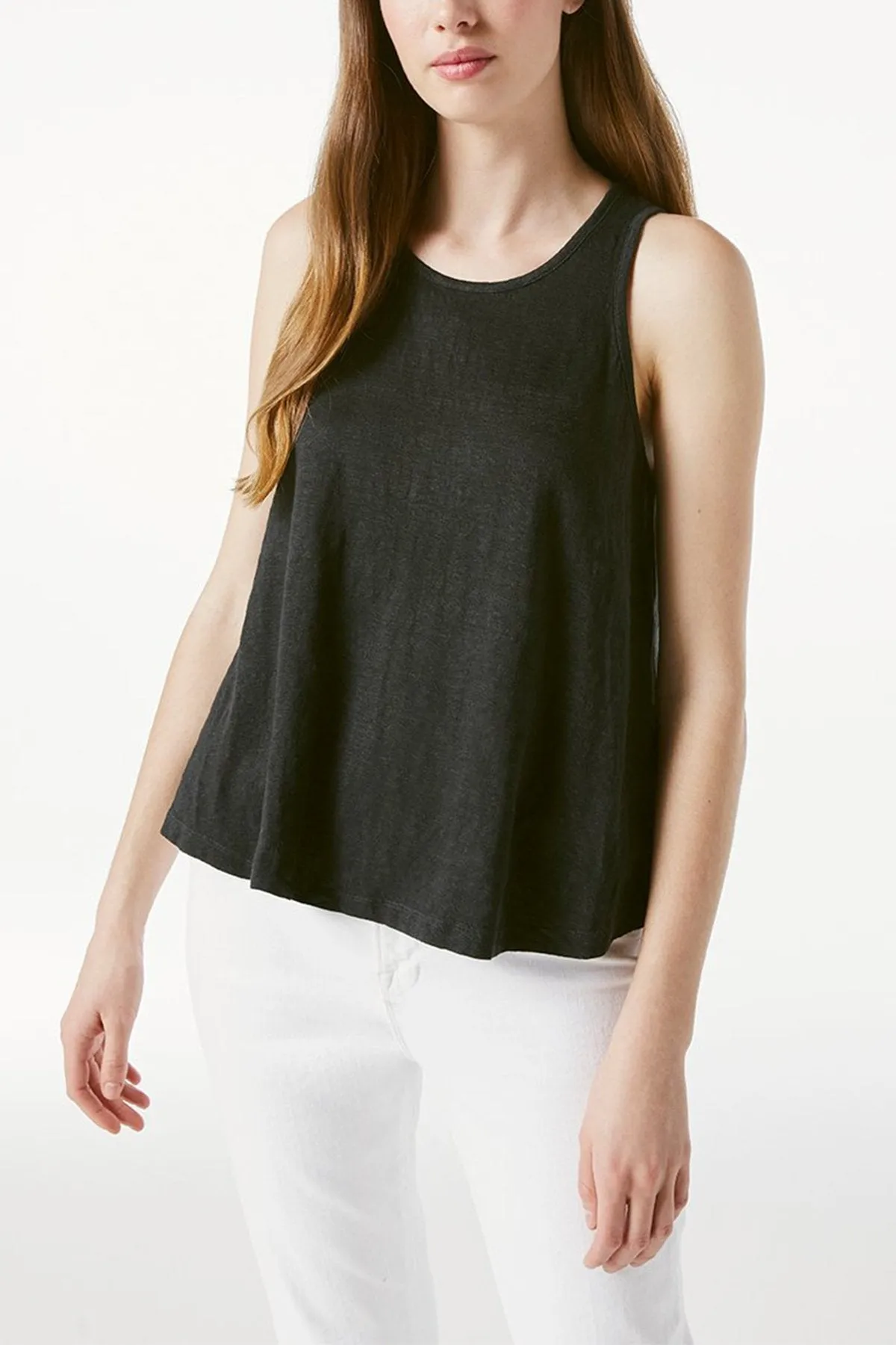 Swingy Tank Top in Noir