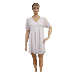 Swiss Dot Baby Doll Dress
