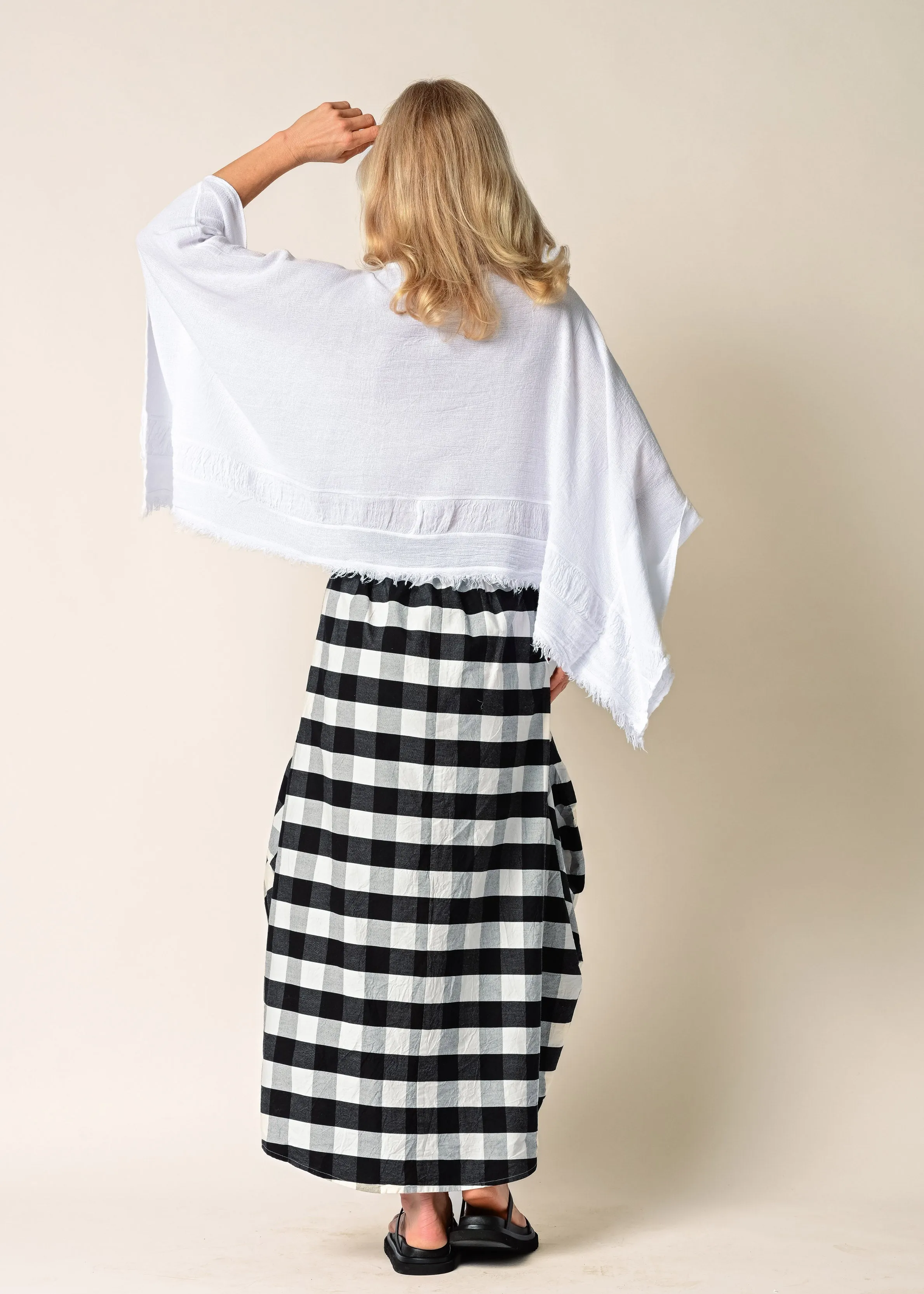 Teegan Linen Top in White