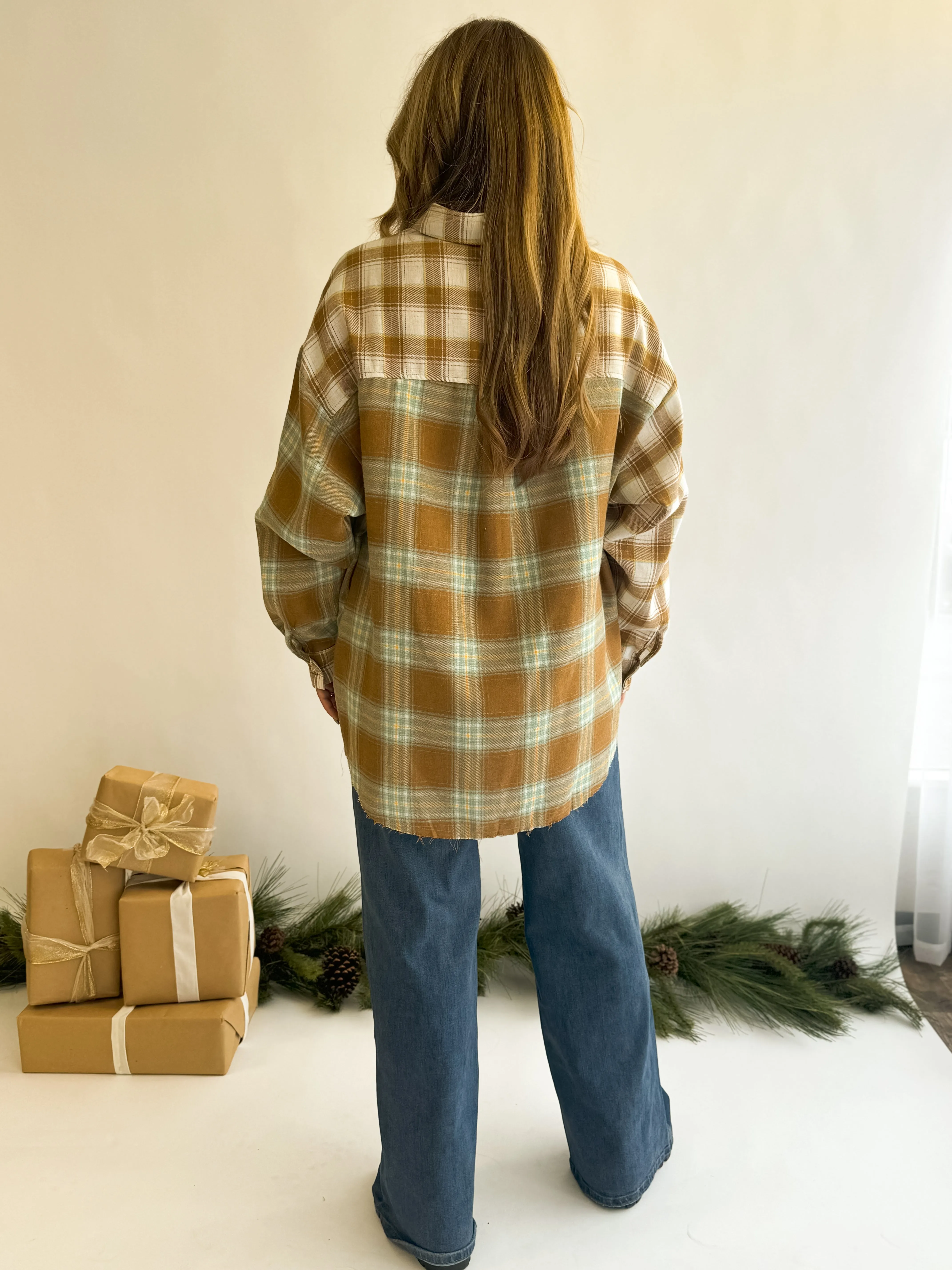 Thanksgiving Oversized Flannel