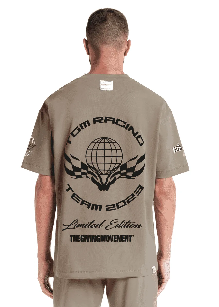 THE GIVING MOVEMENT RELAXED FIT PRINTED BIKER T-SHIRT