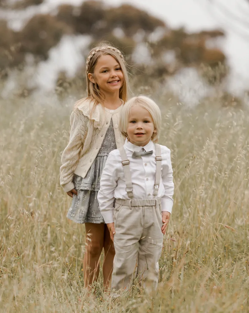 The Harrison Button Down by Noralee - White - KIDS