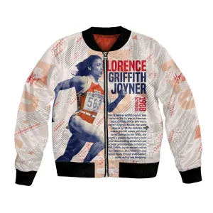 The Phenomenal Woman Flo-Jo Bomber Jacket 1988 Olympic DT02