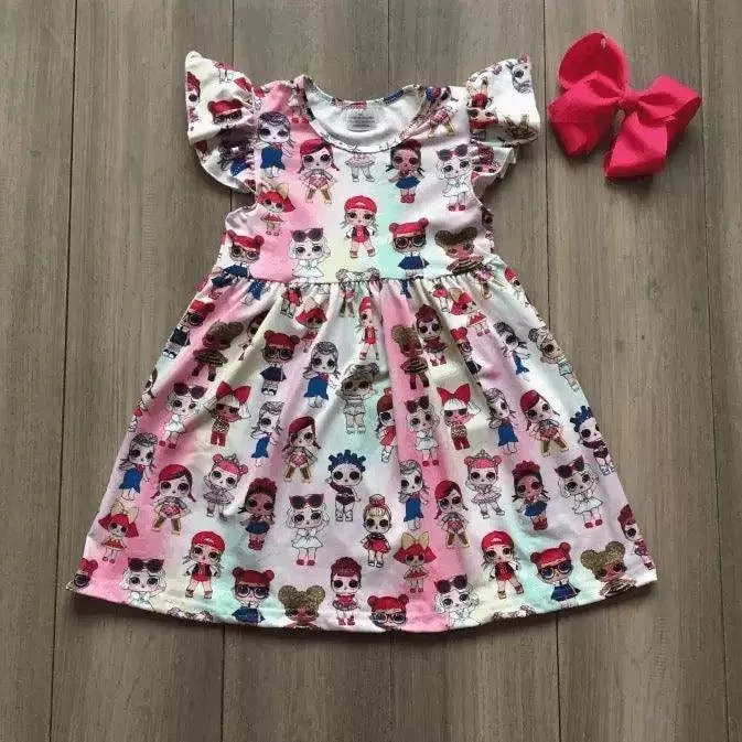Toddler Baby Girls Flora Rainbow Dresses