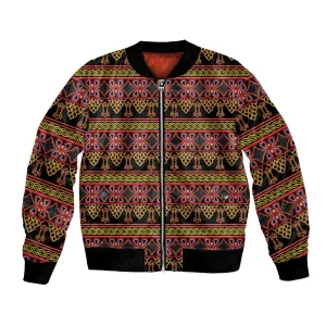 Toghu Cameroon Bomber Jacket Traditional Pattern LT15