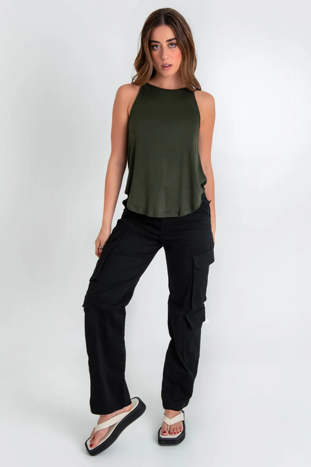 Top halter con tirantes