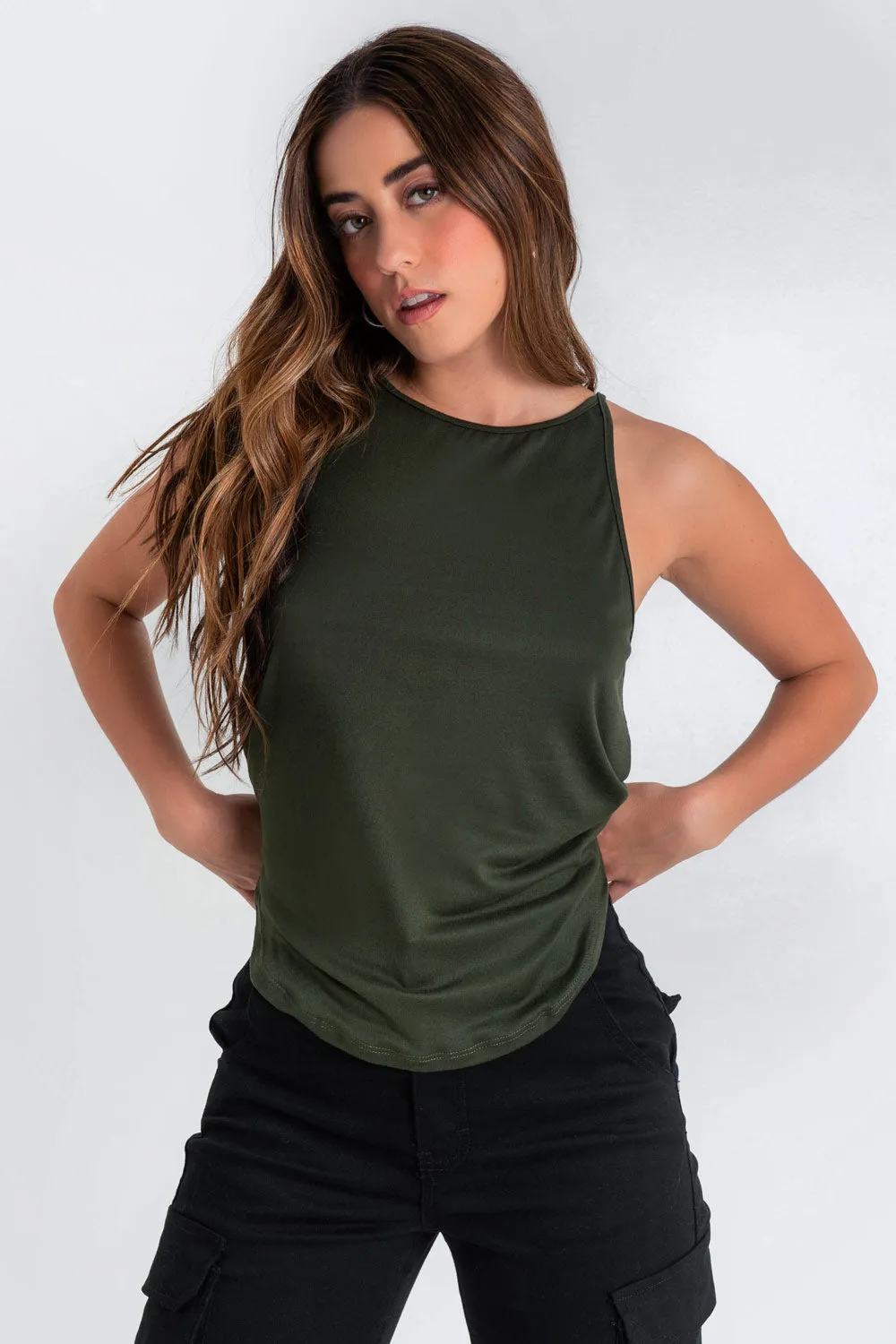 Top halter con tirantes