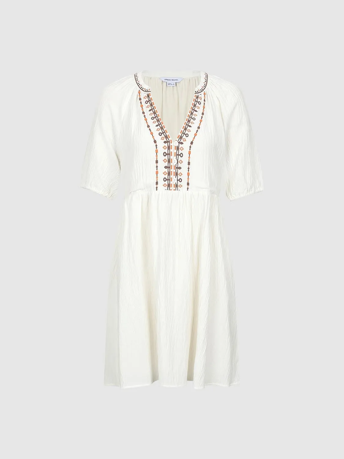V-Neck A-Line Dresses