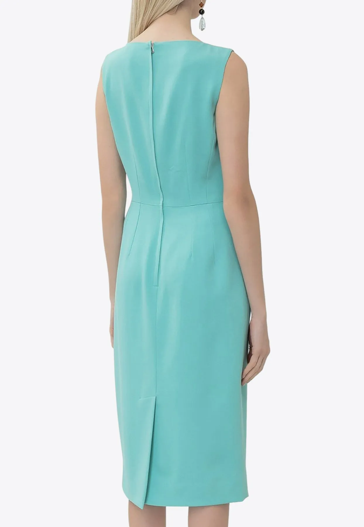 V-neck Midi Dress