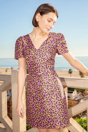 V-Neck Short Sleeve Dress