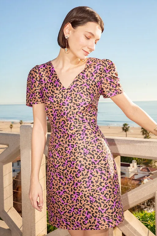 V-Neck Short Sleeve Dress