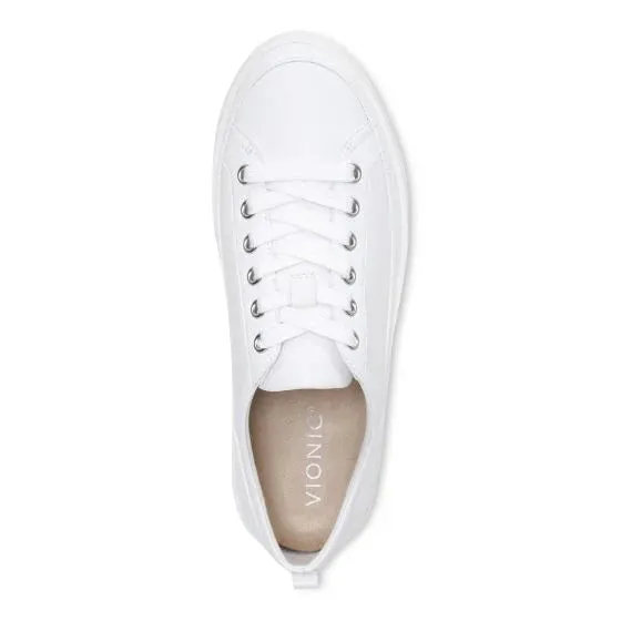Vionic Winny Women's Casual Sneaker White Nappa