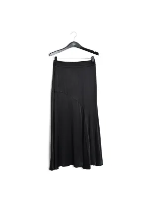 Wide midi skirt
