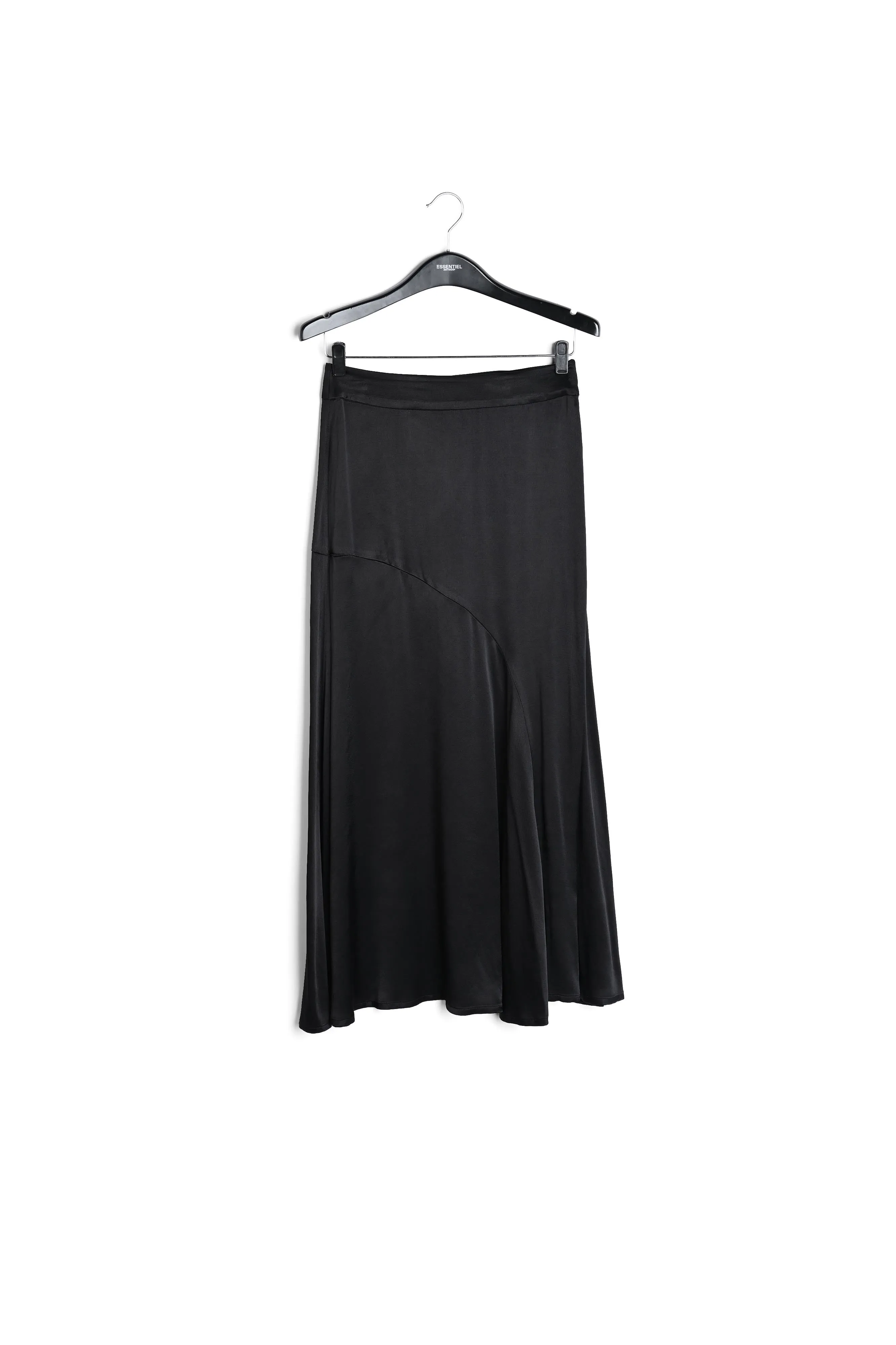 Wide midi skirt
