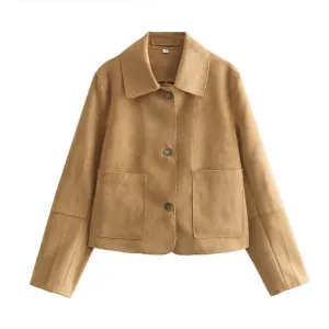 Women's Vintage Long Sleeve Spring Jacket | Lightweight