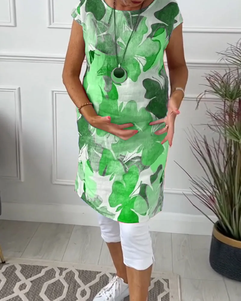 Xaviera® | Colorful casual long floral top