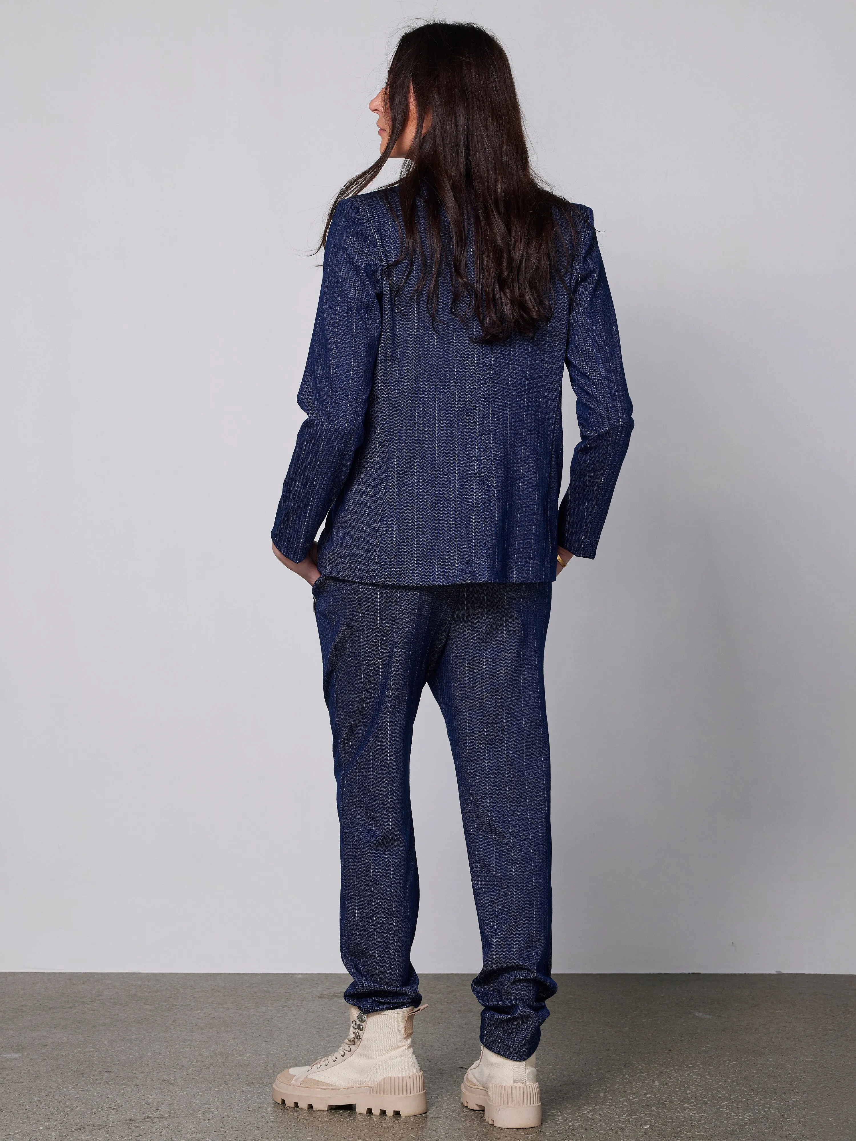 YNN blazer - Blue Stripe